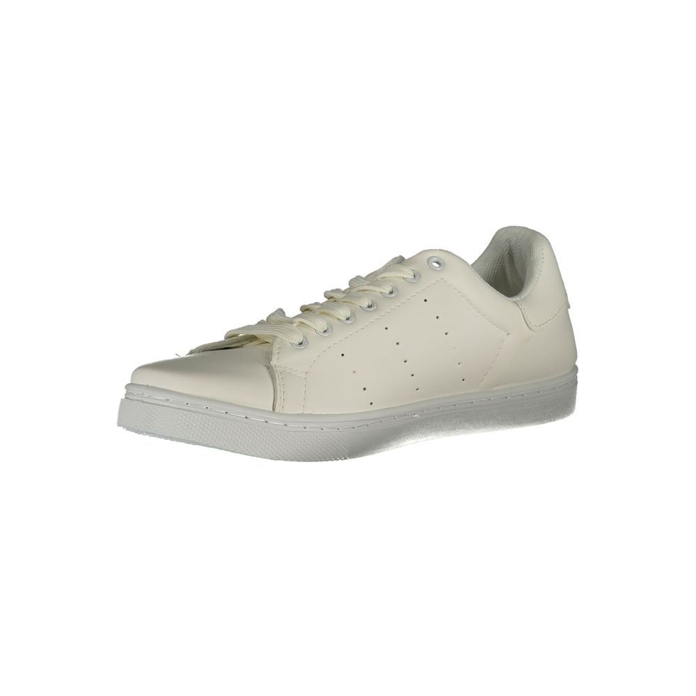 Norway 1963 White Polyester Sneaker - Stylish Sports Footwear