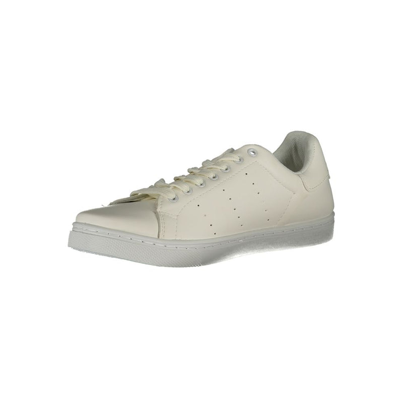 Norway 1963 White Polyester Sneaker - All-Day Comfort and Style