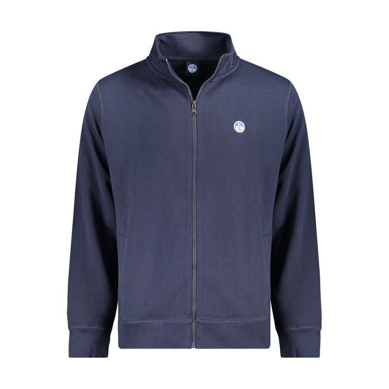 North Sails Blue Cotton Men Sweater