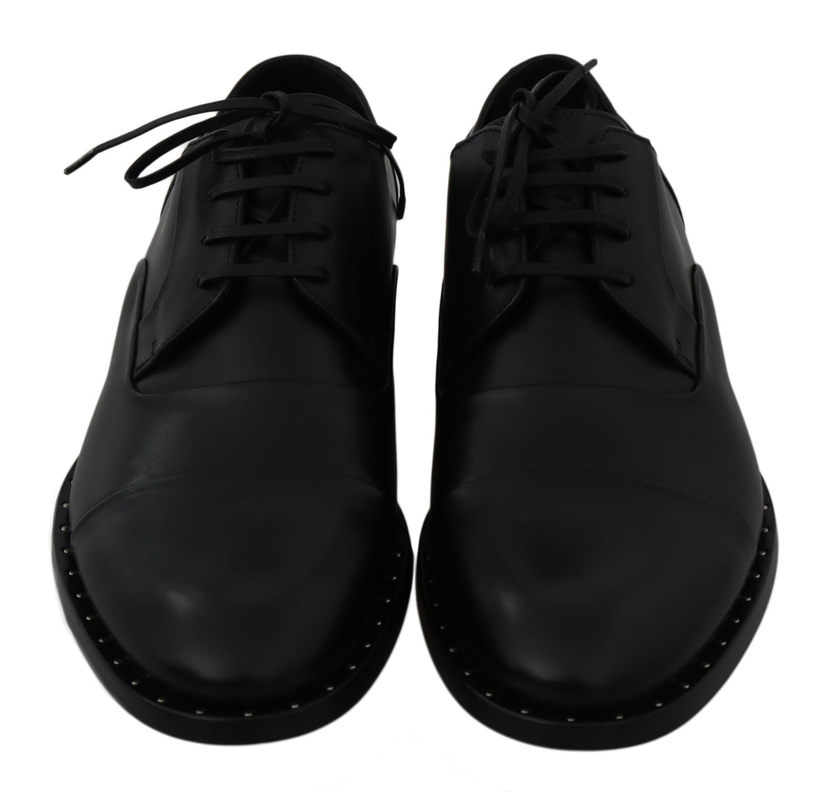 Dolce &amp; Gabbana Chaussures habillées derby en cuir noir