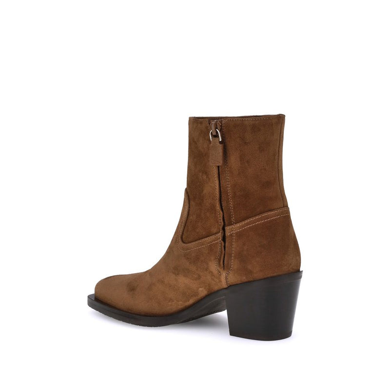 Stuart Weitzman Tate Ankle Boots - Elegant Western-Inspired Footwear