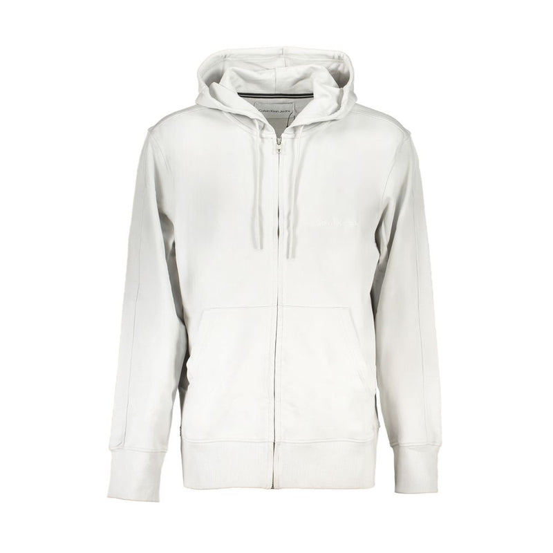 Pull en coton gris pour homme Calvin Klein