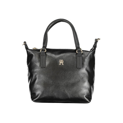 Tommy Hilfiger Zwarte Polyester Handtas