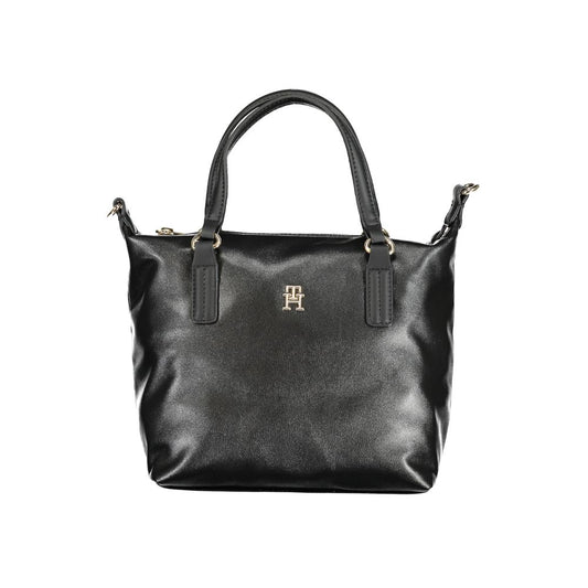 Tommy Hilfiger Zwarte Polyester Handtas