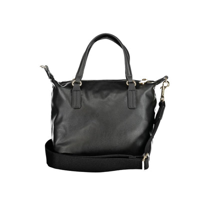 Tommy Hilfiger Zwarte Polyester Handtas