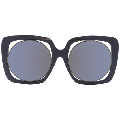 Yohji Yamamoto Bruine Unisex Zonnebril
