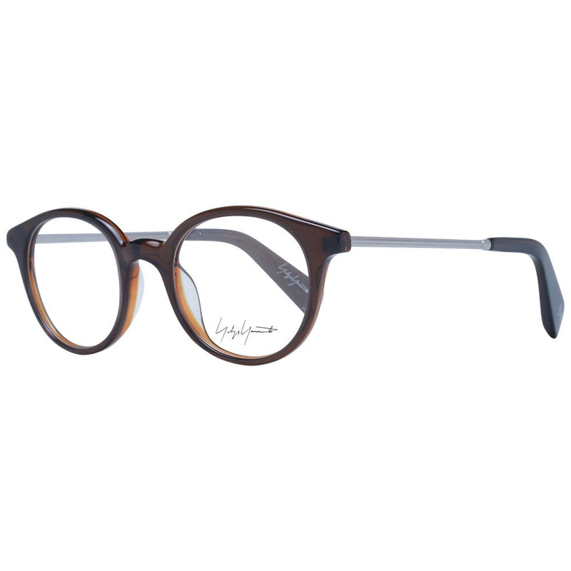 Yohji Yamamoto Brown Unisex Glasses Frame - Stylish and Functional
