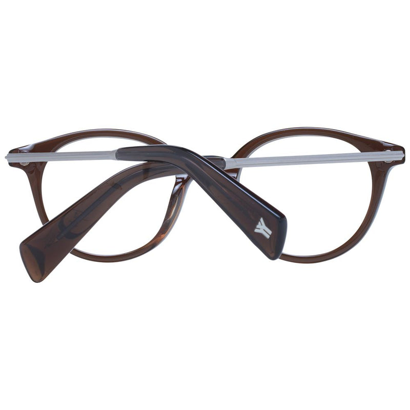 Yohji Yamamoto Brown Unisex Glasses Frame - Stylish and Functional