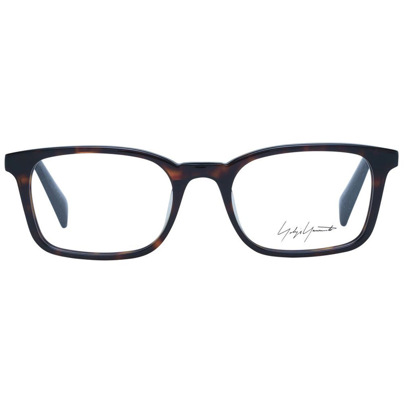 Yohji Yamamoto Brown Unisex Glasses Frame - Stylish Acetate Design