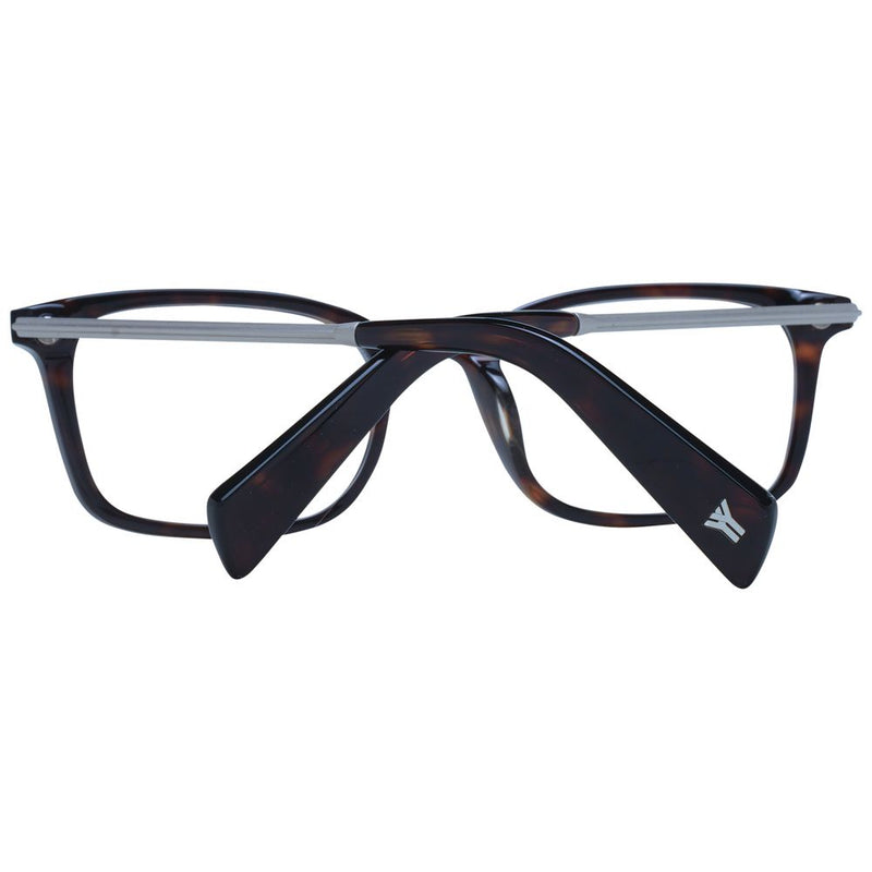 Yohji Yamamoto Brown Unisex Glasses Frame - Stylish Acetate Design