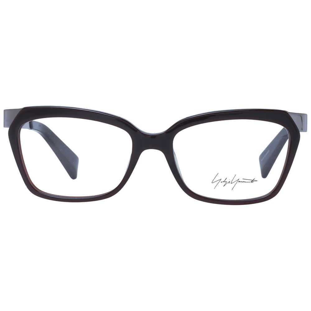 Yohji Yamamoto Brown Unisex Glasses Frame - Stylish Eyewear