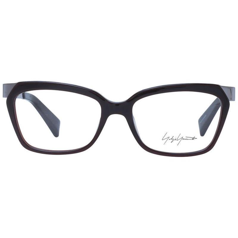 Yohji Yamamoto Brown Unisex Glasses Frame - Stylish Eyewear