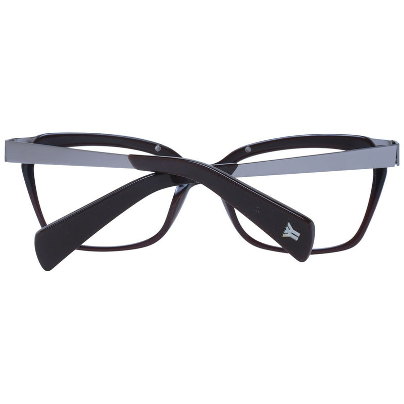 Yohji Yamamoto Brown Unisex Glasses Frame - Stylish Eyewear