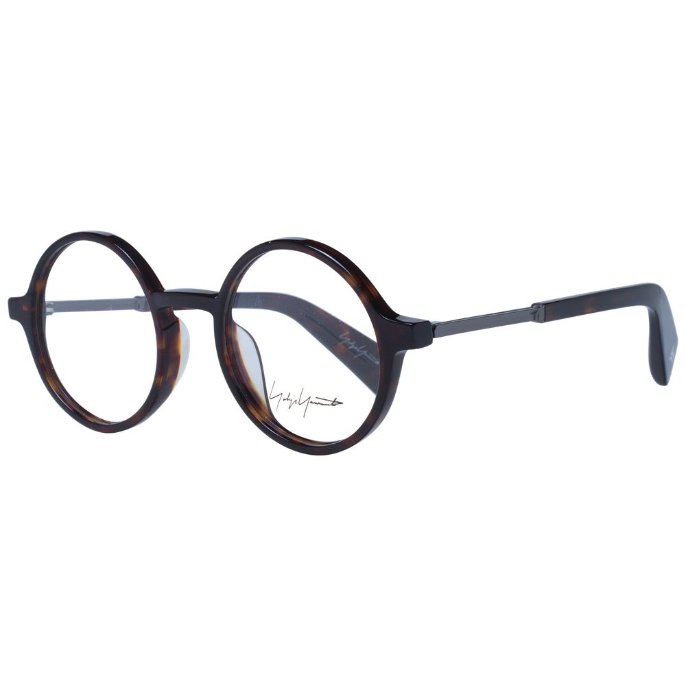 Yohji Yamamoto Brown Unisex Glasses Frame - Stylish & Versatile