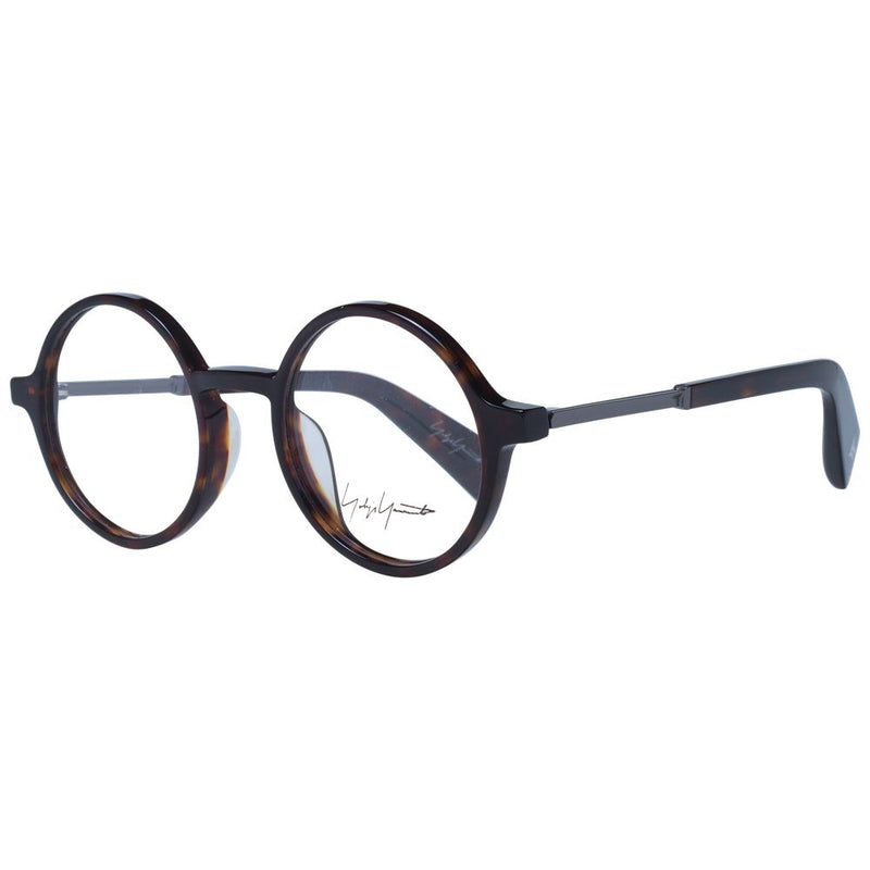 Yohji Yamamoto Brown Unisex Glasses Frame - Stylish & Versatile