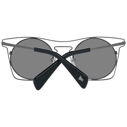 Yohji Yamamoto Blauwe Unisex Zonnebril