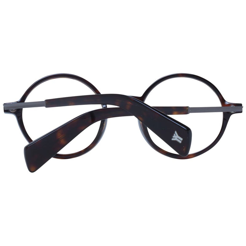 Yohji Yamamoto Brown Unisex Glasses Frame - Stylish & Versatile