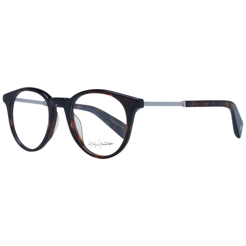 Yohji Yamamoto Brown Unisex Glasses Frame - Stylish Acetate Design