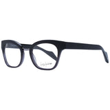 Yohji Yamamoto Black Unisex Glasses Frame - Elegant Butterfly Style