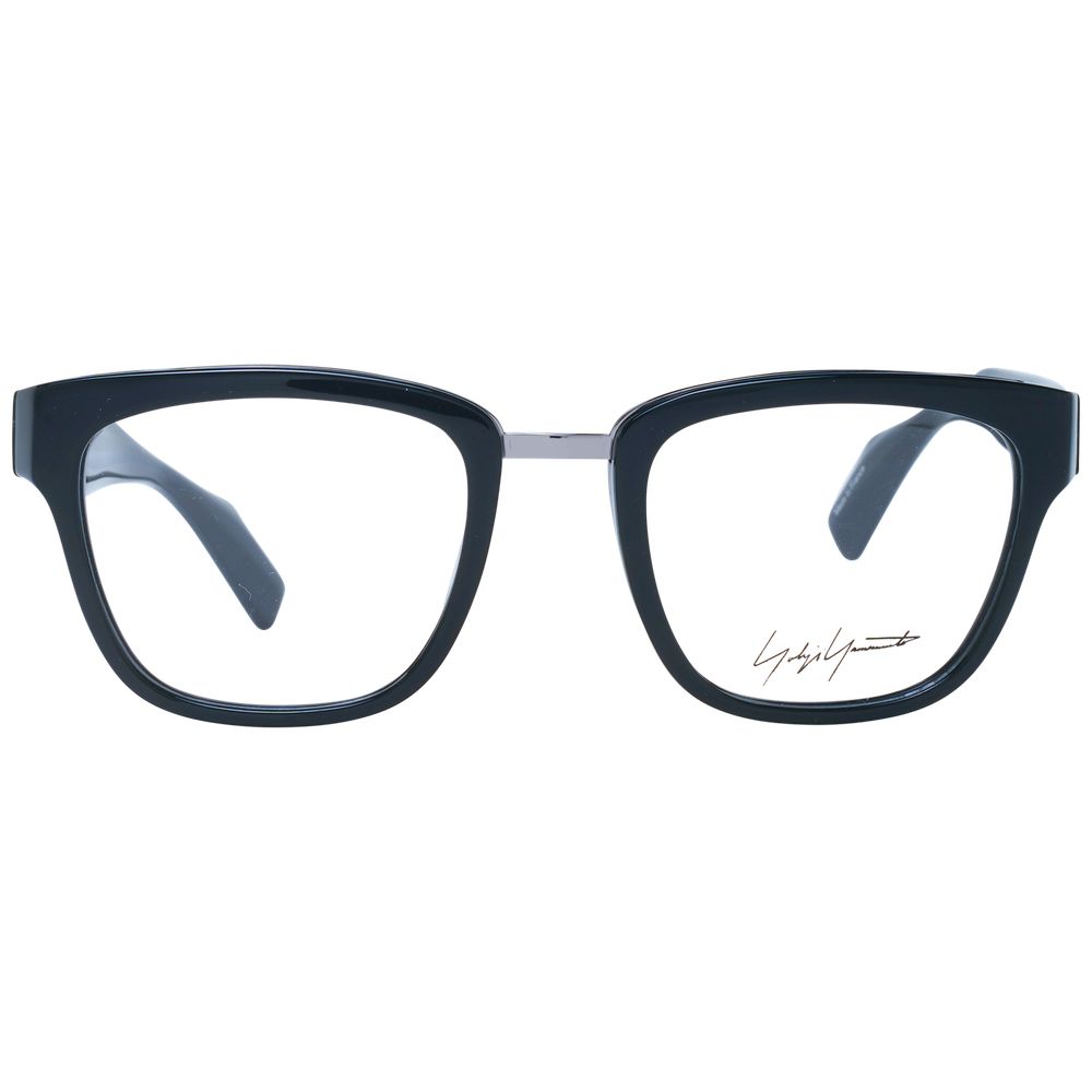 Yohji Yamamoto Black Unisex Glasses Frame - Stylish Eyewear