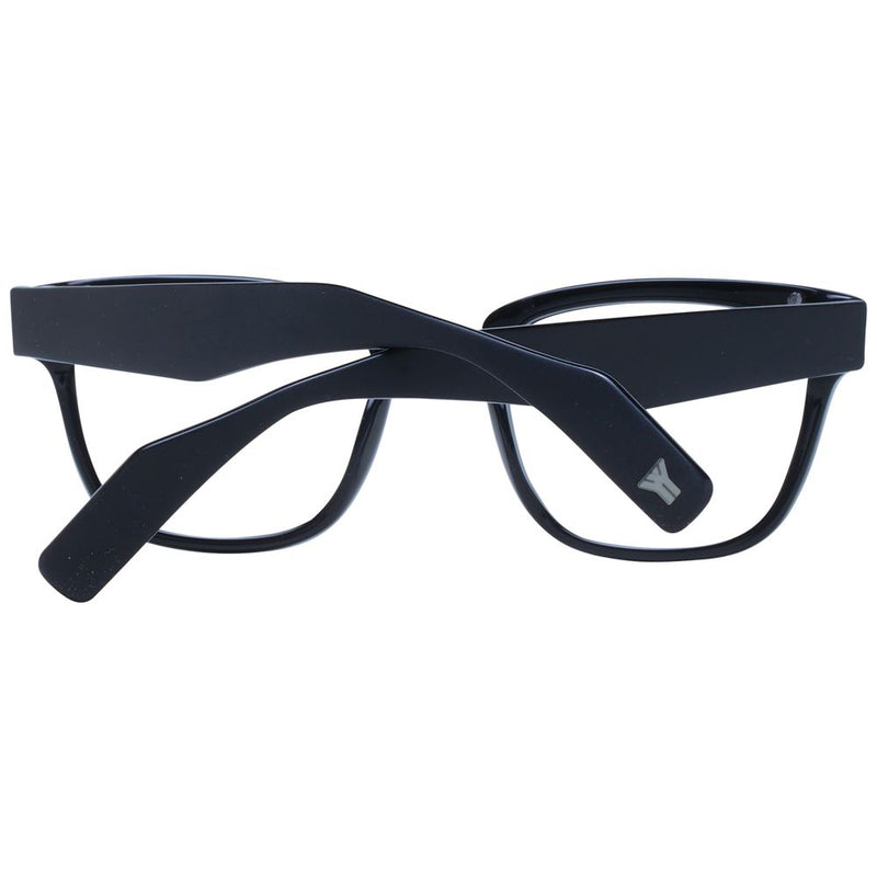 Yohji Yamamoto Black Unisex Glasses Frame - Stylish Acetate Design