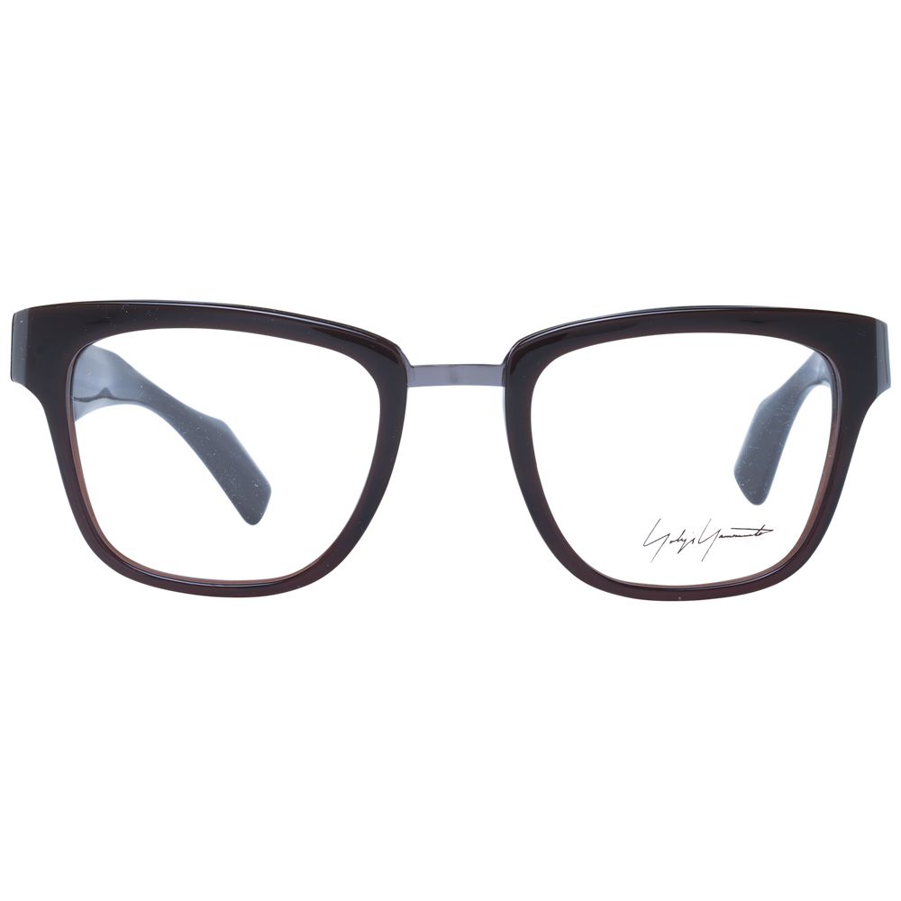 Yohji Yamamoto Brown Unisex Glasses Frame - Stylish Eyewear