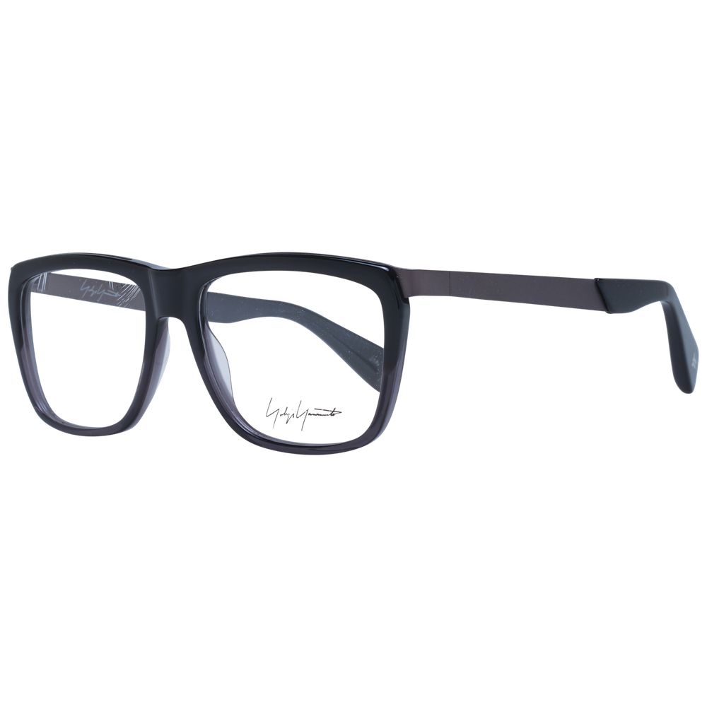 Yohji Yamamoto Black Unisex Glasses Frame - Fashionable Eyewear