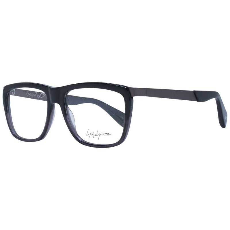 Yohji Yamamoto Black Unisex Glasses Frame - Fashionable Eyewear