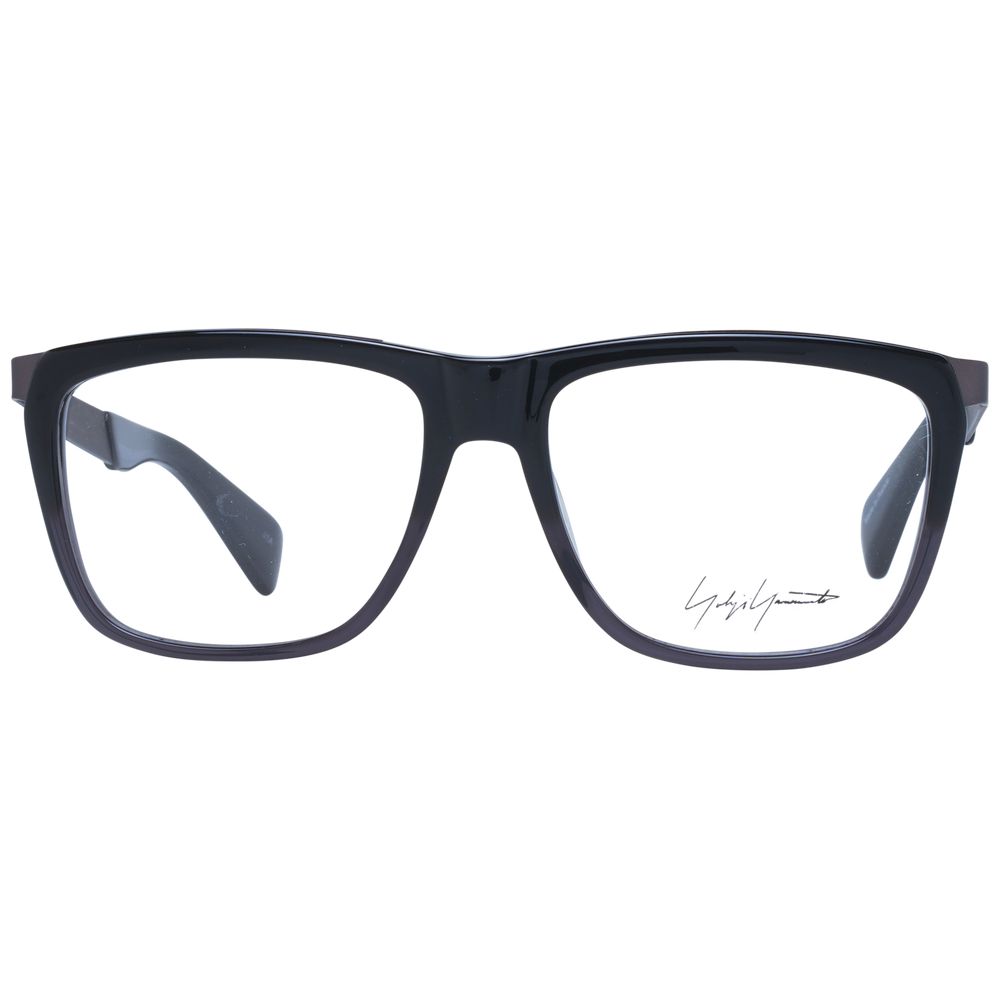 Yohji Yamamoto Black Unisex Glasses Frame - Fashionable Eyewear