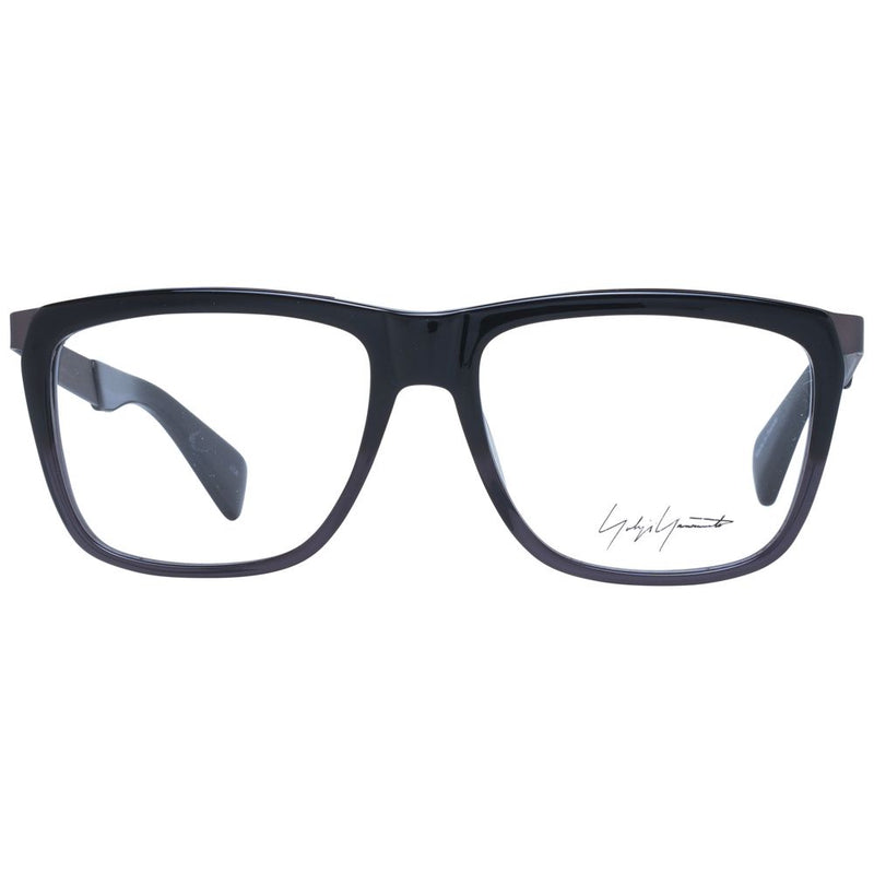 Yohji Yamamoto Black Unisex Glasses Frame - Fashionable Eyewear