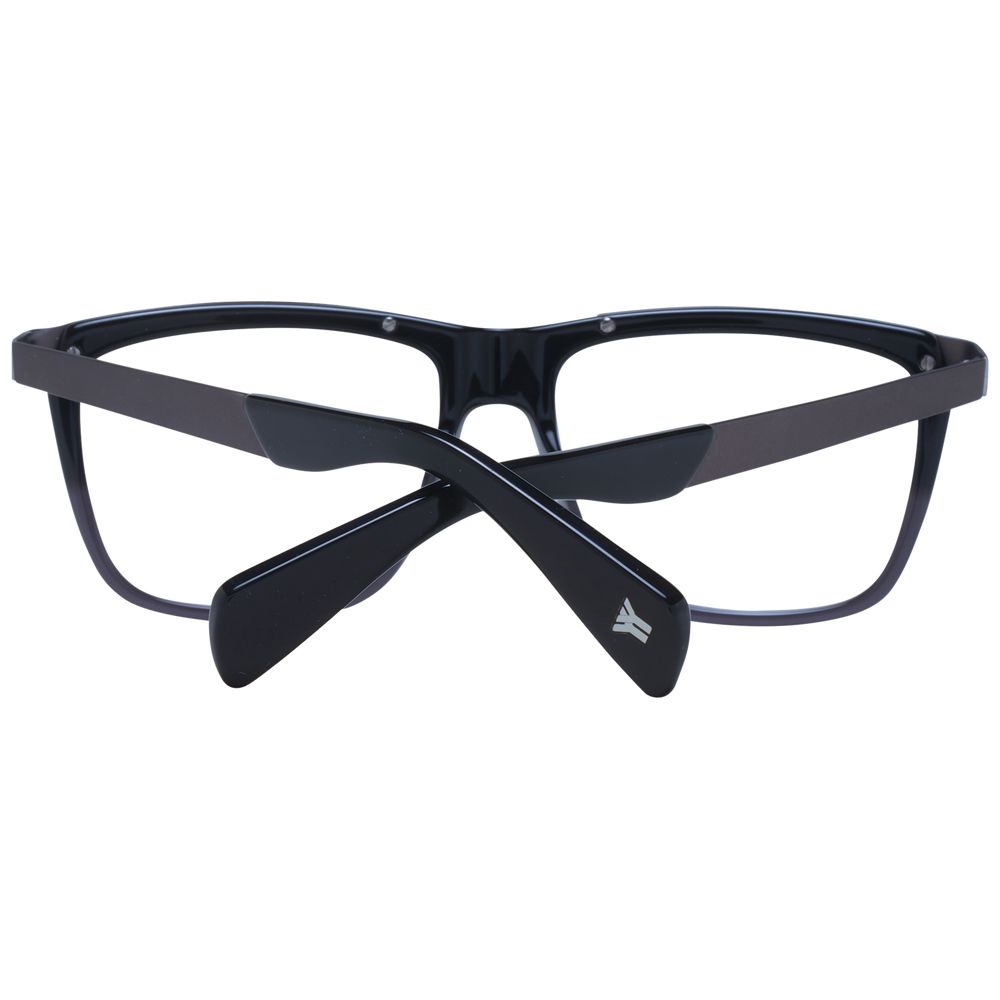 Yohji Yamamoto Black Unisex Glasses Frame - Fashionable Eyewear