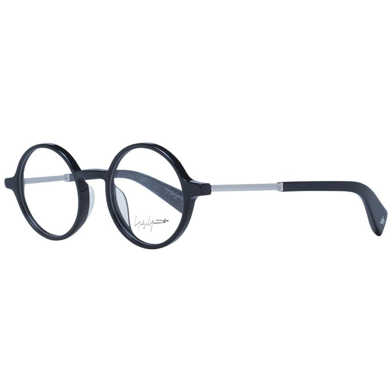 Yohji Yamamoto Black Unisex Glasses Frame - Élégance Intemporelle