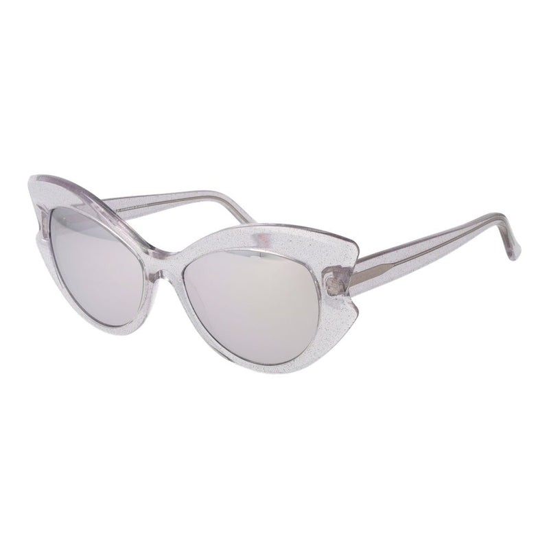Andy Wolf Purple Unisex Cat Eye Sunglasses - Stylish Protection