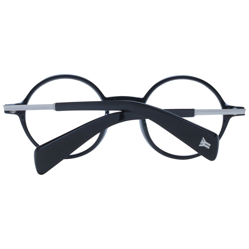 Yohji Yamamoto Black Unisex Glasses Frame - Élégance Intemporelle