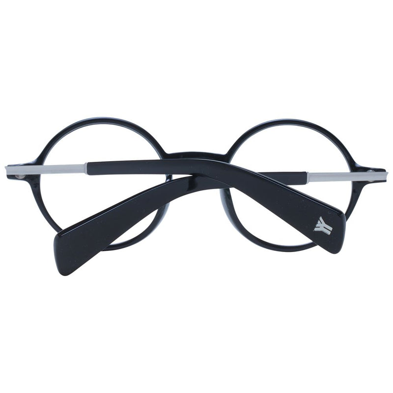 Yohji Yamamoto Black Unisex Glasses Frame - Élégance Intemporelle
