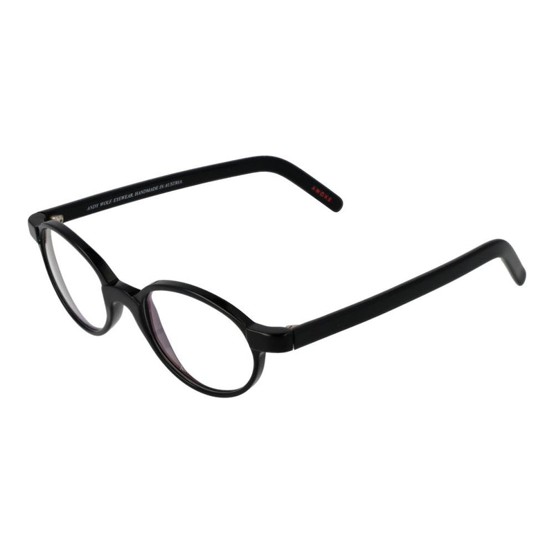 Andy Wolf Black Unisex Glasses Frame - Modern Acetate Design