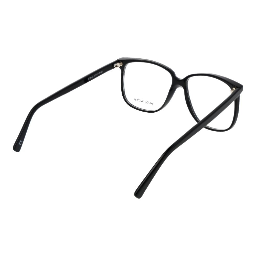 Andy Wolf Black Unisex Glasses Frame | Stylish Eyewear