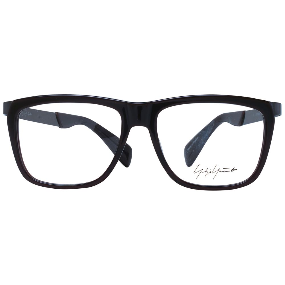 Yohji Yamamoto Brown Unisex Glasses Frame - Chic and Functional
