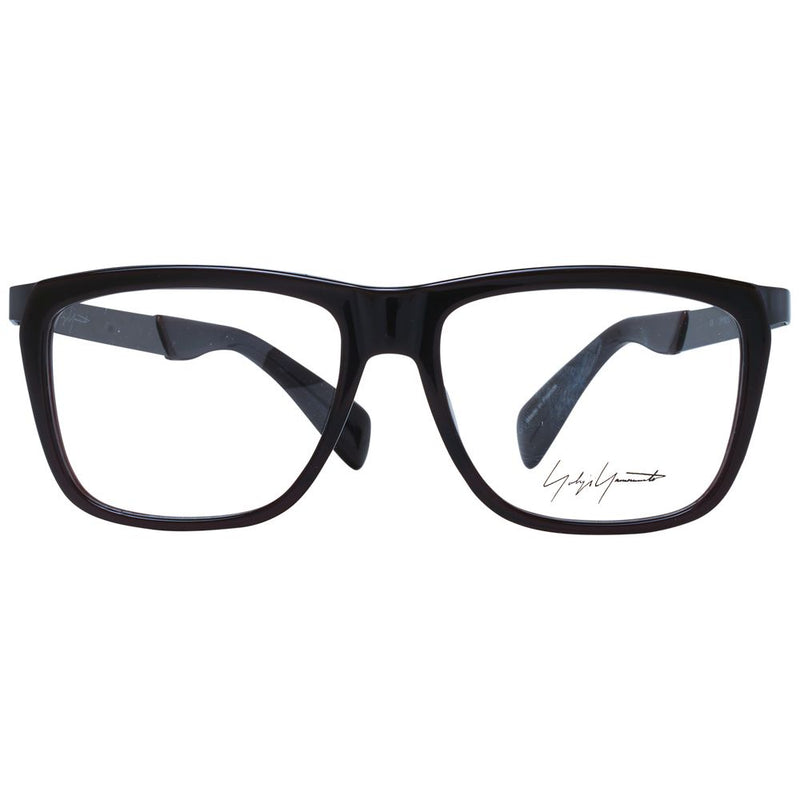 Yohji Yamamoto Brown Unisex Glasses Frame - Chic and Functional