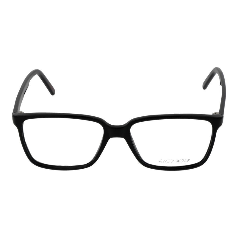 Andy Wolf Black Unisex Glasses Frame - Stylish Acetate Design