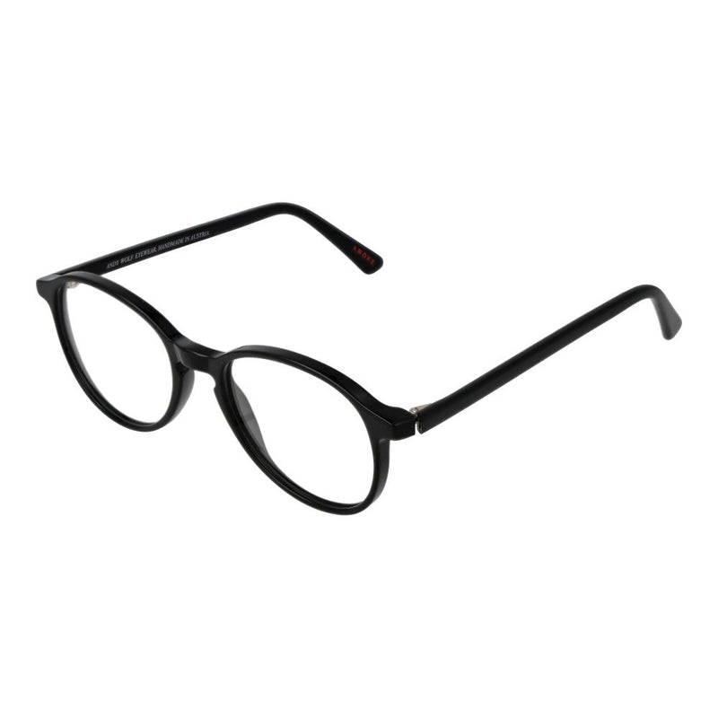 Andy Wolf Black Unisex Glasses Frame - Élégant et Durable