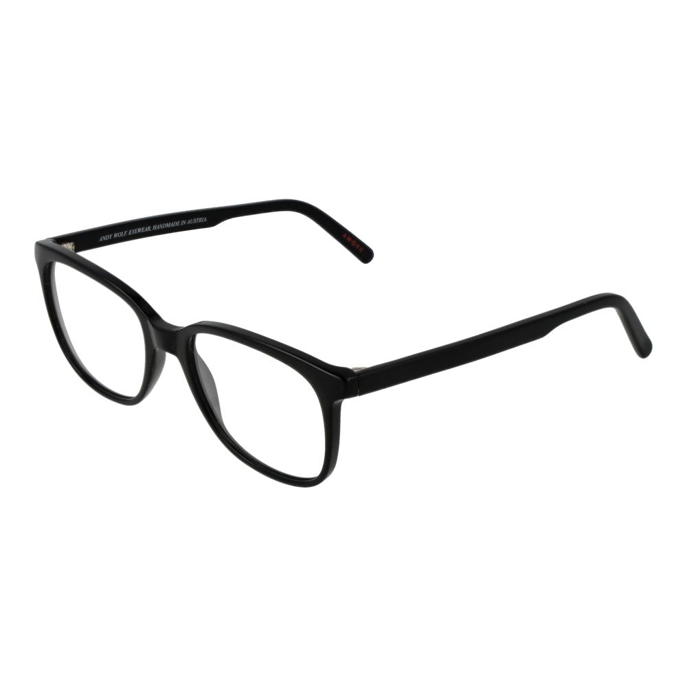 Andy Wolf Black Unisex Glasses Frame - Modern Acetate Design