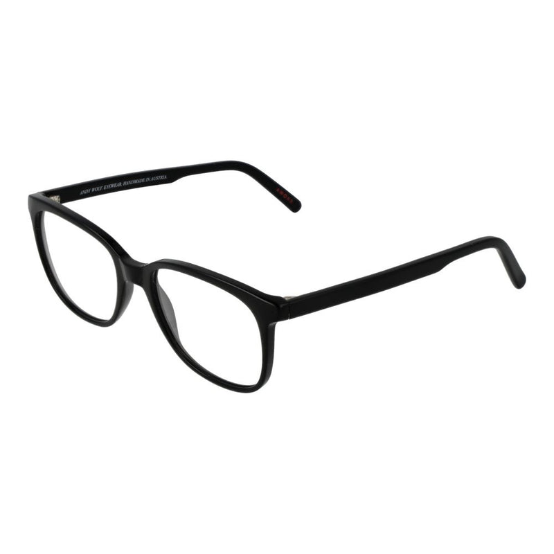 Andy Wolf Black Unisex Glasses Frame - Modern Acetate Design