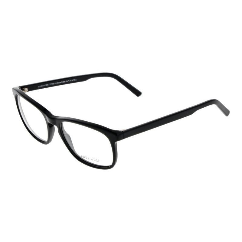 Andy Wolf Black Unisex Glasses Frame - Stylish Round Design