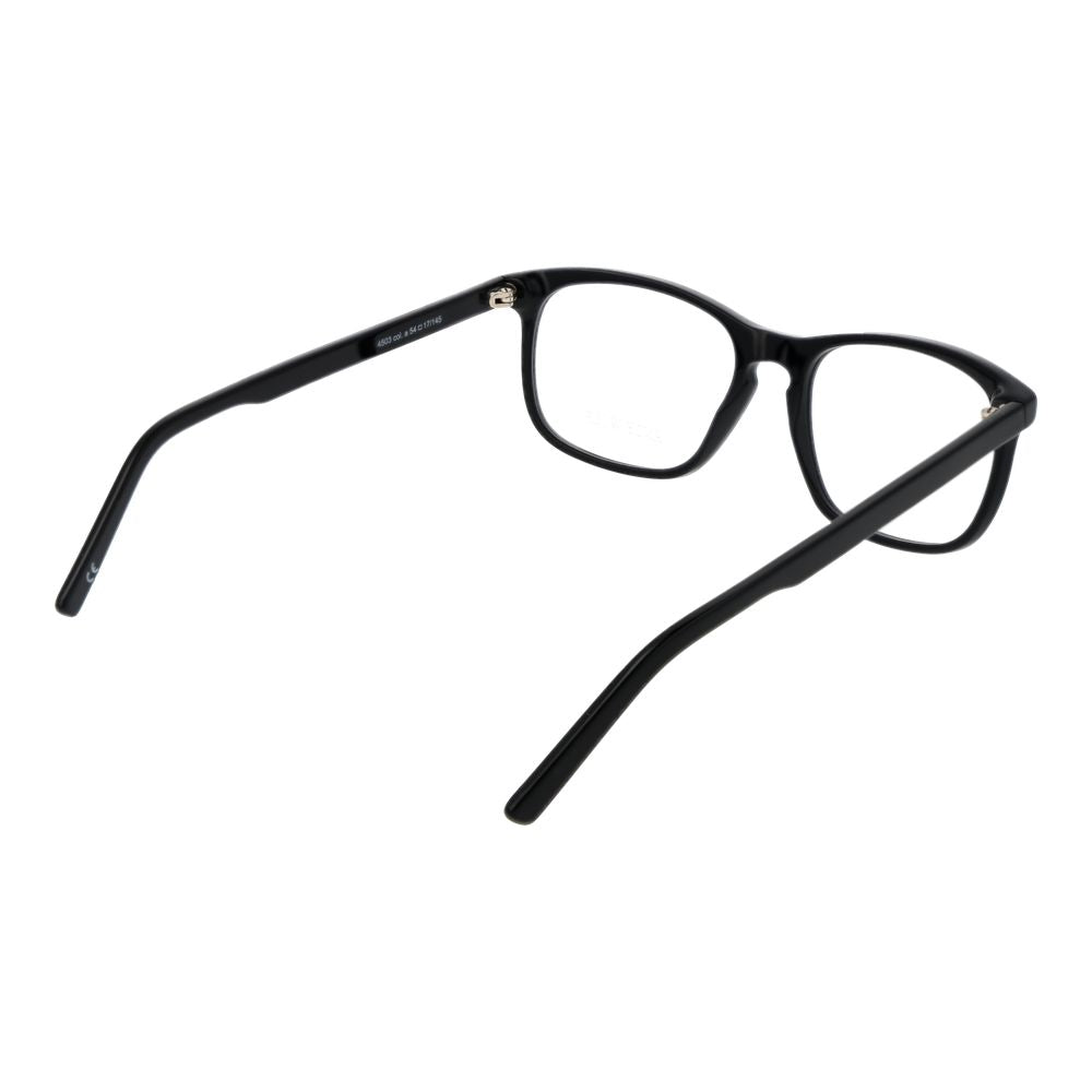Andy Wolf Black Unisex Glasses Frame - Stylish Round Design