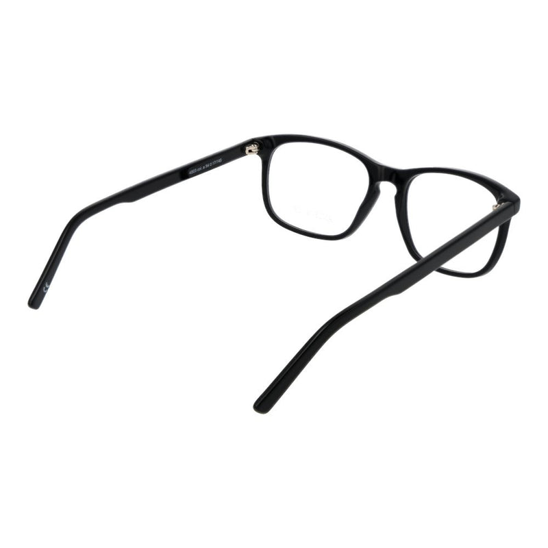 Andy Wolf Black Unisex Glasses Frame - Stylish Round Design