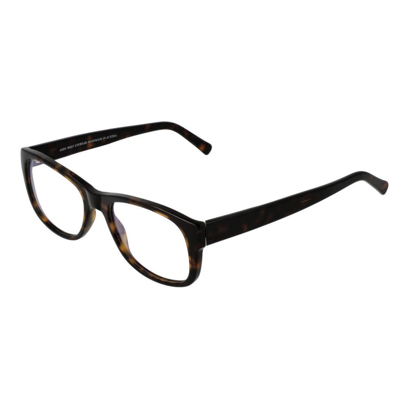 Andy Wolf Brown Unisex Glasses Frame - Stylish Acetate Design