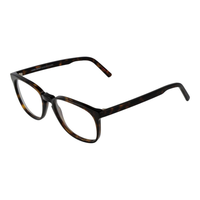 Monture de lunettes unisexes marron Andy Wolf - Design en acétate élégant