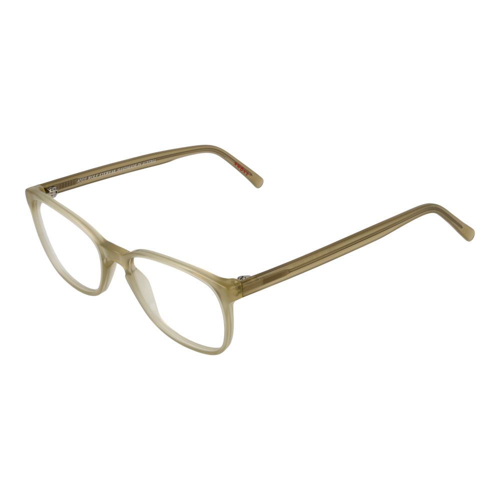 Andy Wolf Beige Unisex Glasses Frame - Stylish Acetate Design