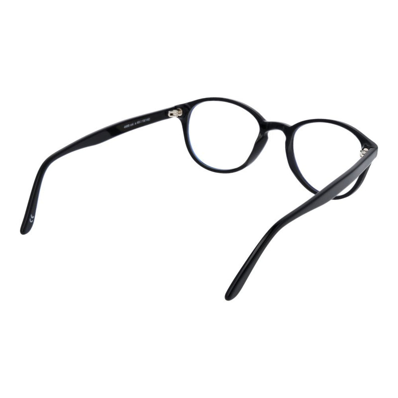 Andy Wolf Black Unisex Glasses Frame - Panto Style for Every Occasion